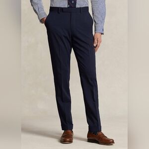 Lauren Ralph Lauren Men's Dark Blue Total Comfort Wool Dress Pants Size 36 X 32